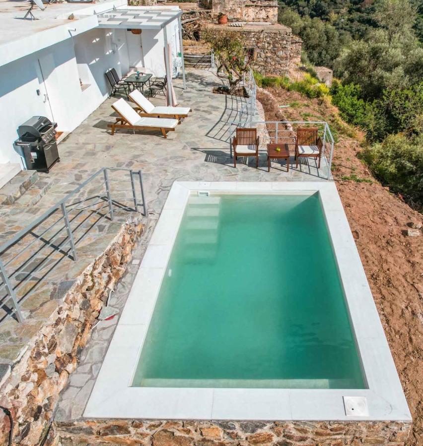 Kampos View - Quiet House At The End Of The Road, Private Pool Βίλα Κάμπος Εξωτερικό φωτογραφία