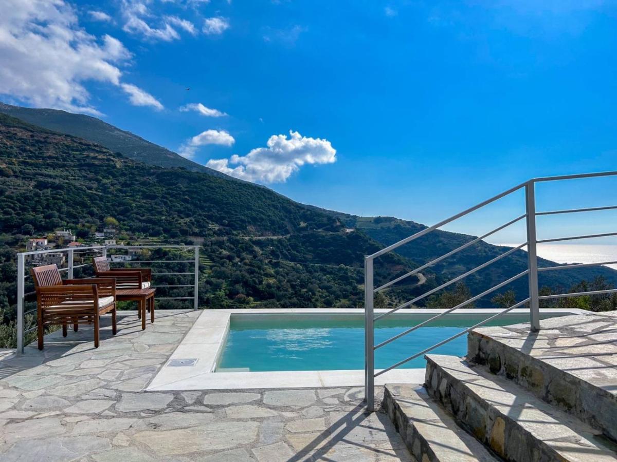 Kampos View - Quiet House At The End Of The Road, Private Pool Βίλα Κάμπος Εξωτερικό φωτογραφία