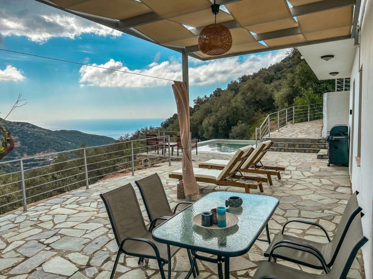 Kampos View - Quiet House At The End Of The Road, Private Pool Βίλα Κάμπος Εξωτερικό φωτογραφία
