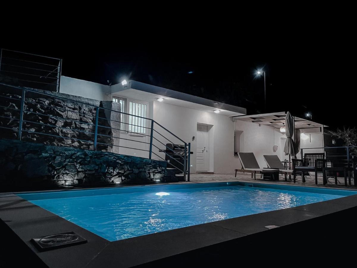 Kampos View - Quiet House At The End Of The Road, Private Pool Βίλα Κάμπος Εξωτερικό φωτογραφία
